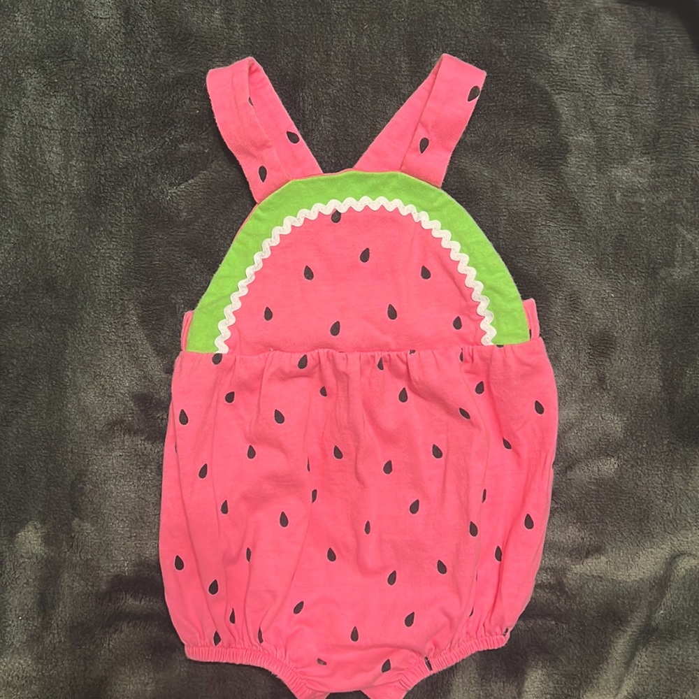 Good Lad baby girl watermelon one piece outfit